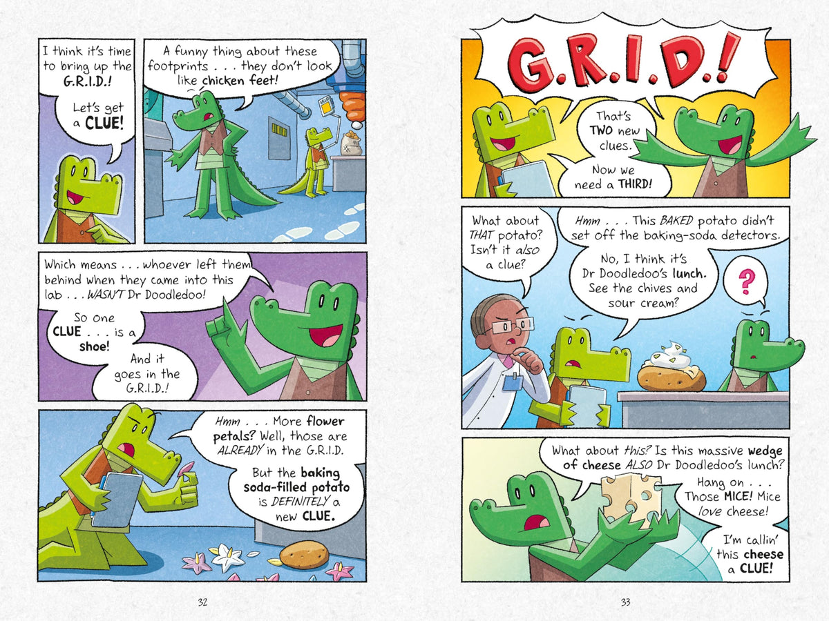 InvestiGators: Case Files: The Laugh-Out-Loud Solve-Along Comic Book Adventure!