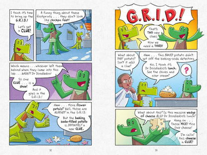 InvestiGators: Case Files: The Laugh-Out-Loud Solve-Along Comic Book Adventure!