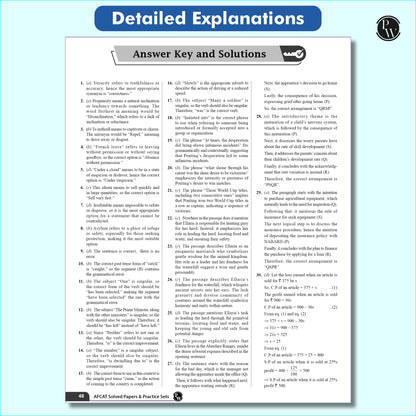 PW 30 AFCAT Previous Years' Solved Papers (2025 - 2011) with August 2025 Paper For Flying, Technical & Ground Duty (Non-Technical) Branches 2026 Exam | PYQs | 10 Practice Sets