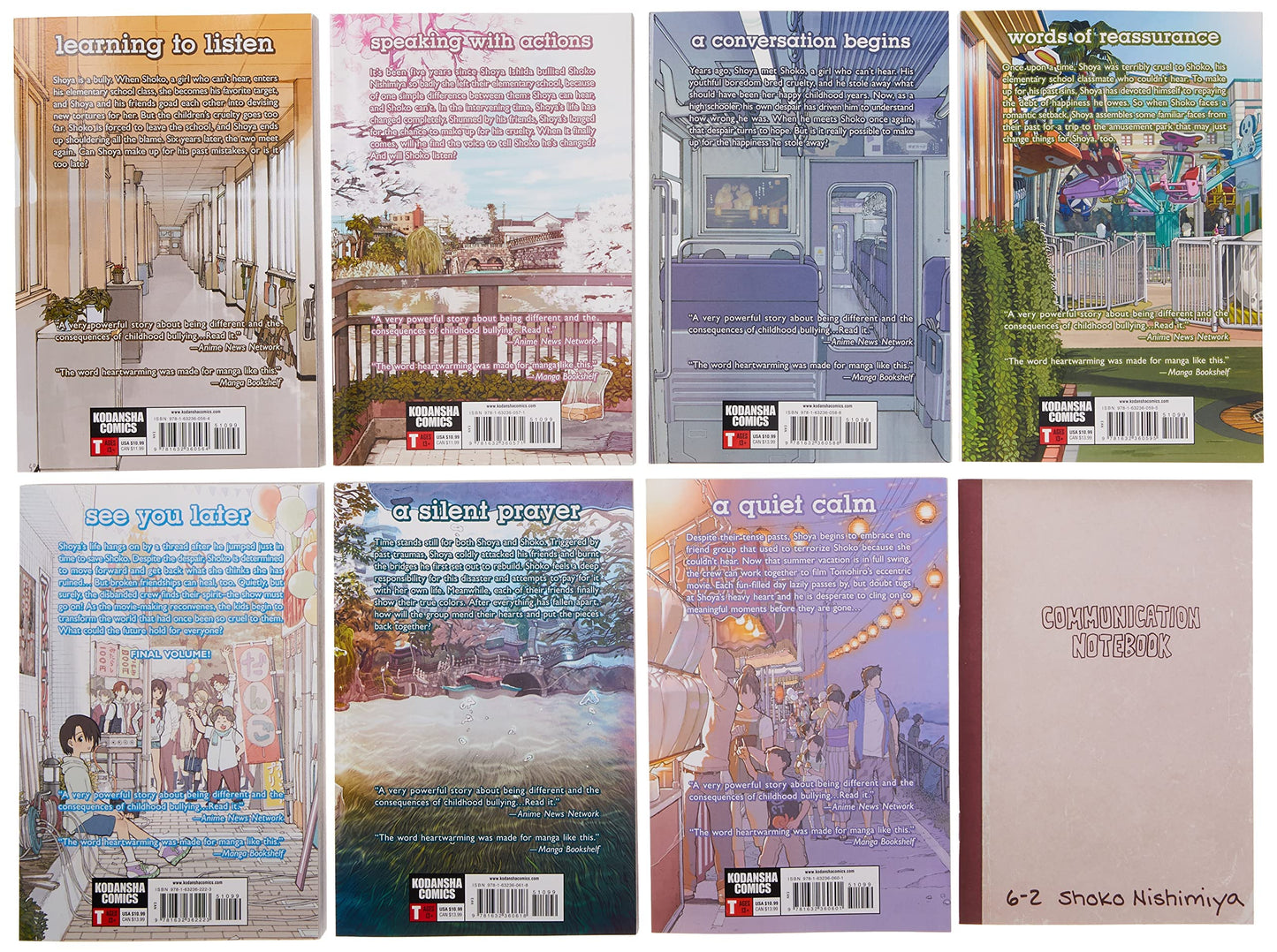 A Silent Voice Complete Series Box Set (Volume 1 To 7)