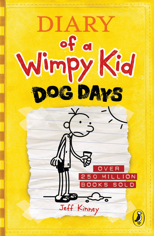 Diary of a Wimpy Kid: Dog Days (Book 4) by Jeff Kinney book cover