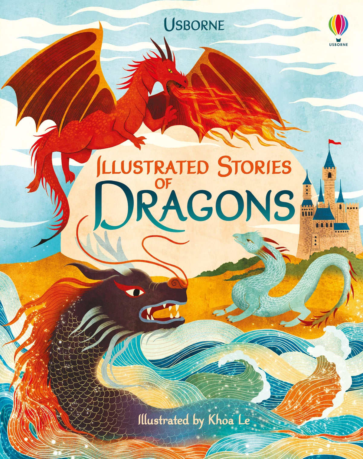 Illustrated Stories of Dragons book cover