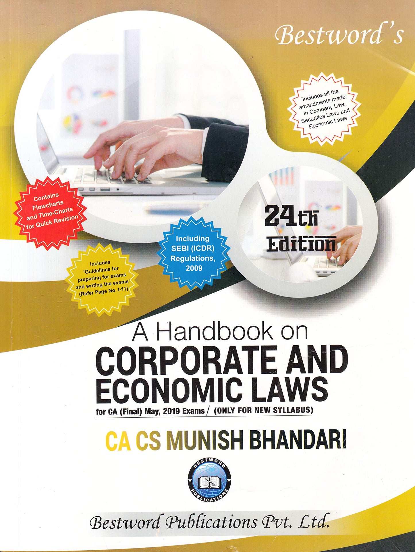 A Handbook on Corporate And Economic Laws (For CA (Final) May, 2019 Examination/ Only For New Syllab book cover