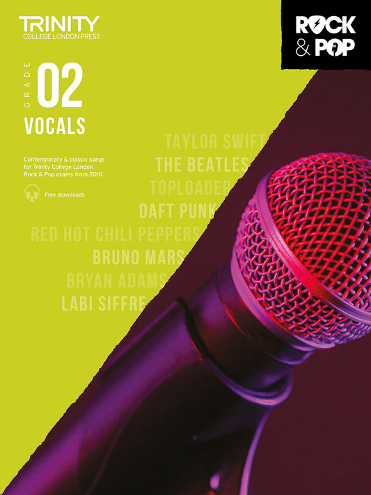 Trinity College London Rock & Pop 2018 Vocals Grade 2 (Trinity Rock & Pop)