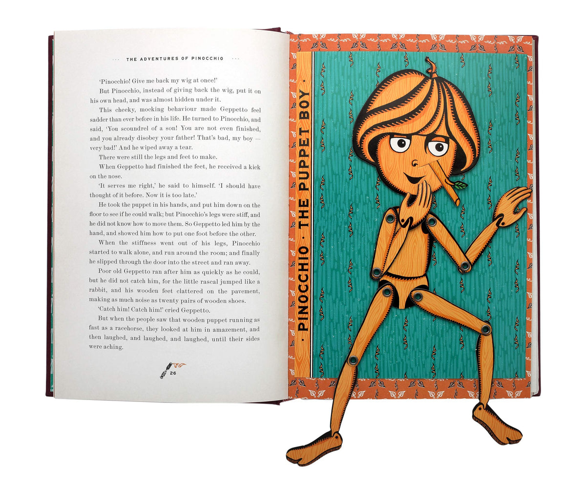 The Adventures of Pinocchio (MinaLima Edition): (Ilustrated with Interactive Elements)