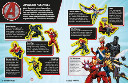 Marvel Avengers Glow in the Dark Sticker Book: With More Than 100 Stickers