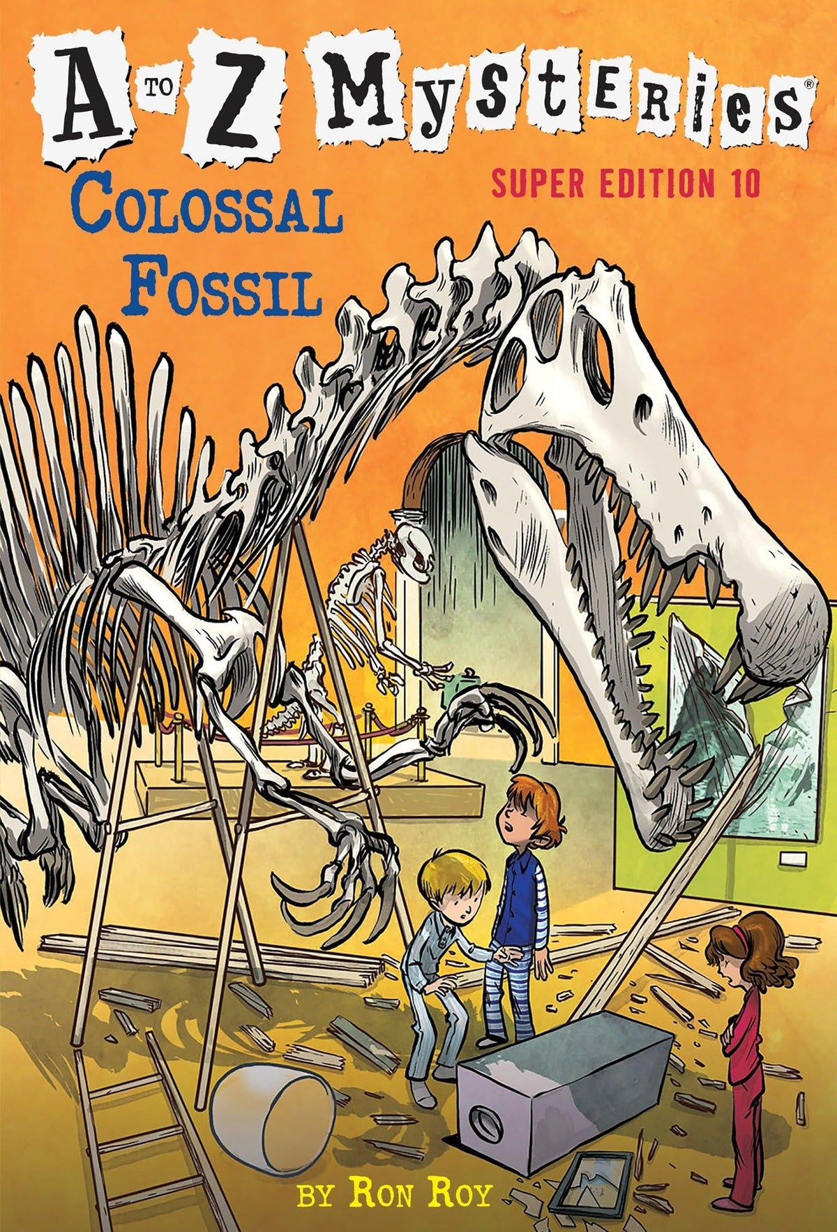 A to Z Mysteries Super Edition #10: Colossal Fossil (Feb 2018) book cover