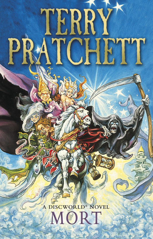 Mort: (Discworld Novel 4) (Discworld Novels) by Terry Pratchett book cover