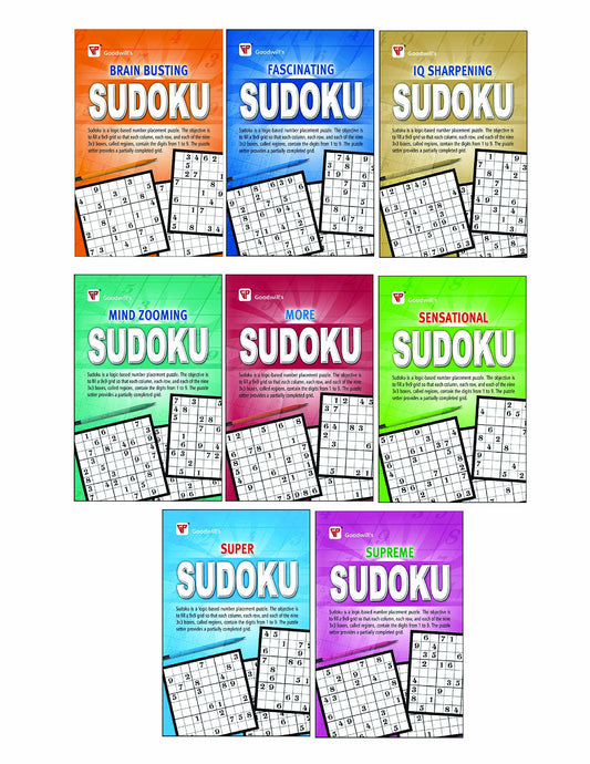 Sudoku Series - Set Of 8 Titles by Gurinder (Author) book cover