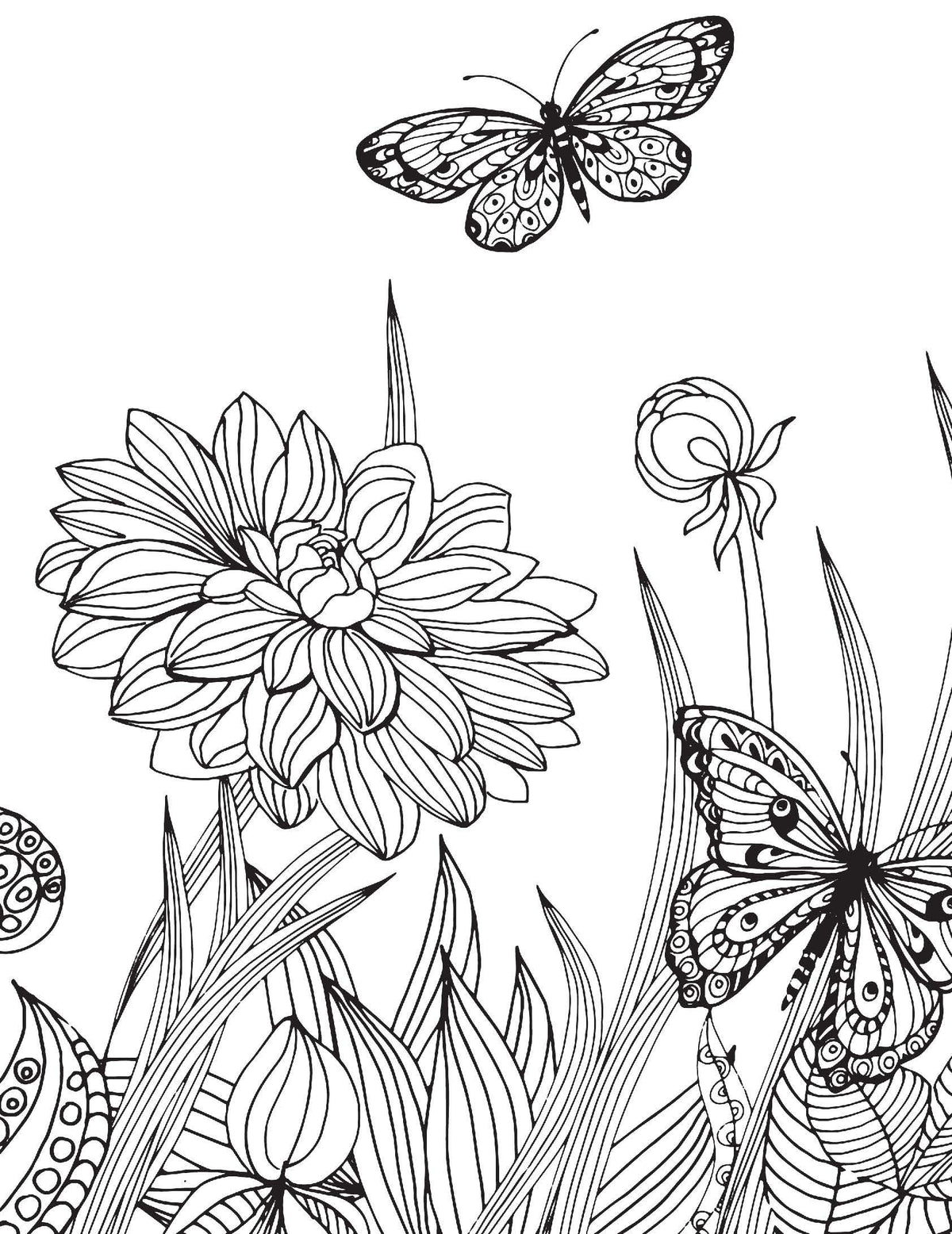 Flowers Adult Colouring Book for Relaxation & Mindfulness | Beautiful Floral Designs to Relieve Stress & Inspire Creativity with Colour