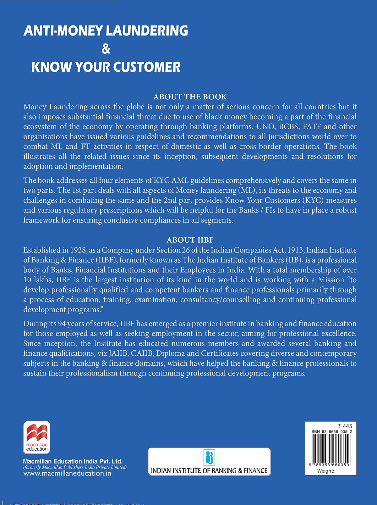 Anti-money laundering and Know Your Customer