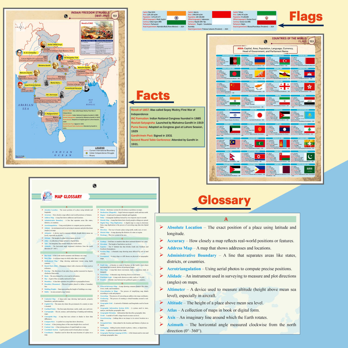 PW Informative Atlas - India & World | Physical, Political, Regional & Thematic Maps | For School Students, UPSC, State PSC & Other Competitive Exams | English Edition with Detailed Maps | Atlas Book