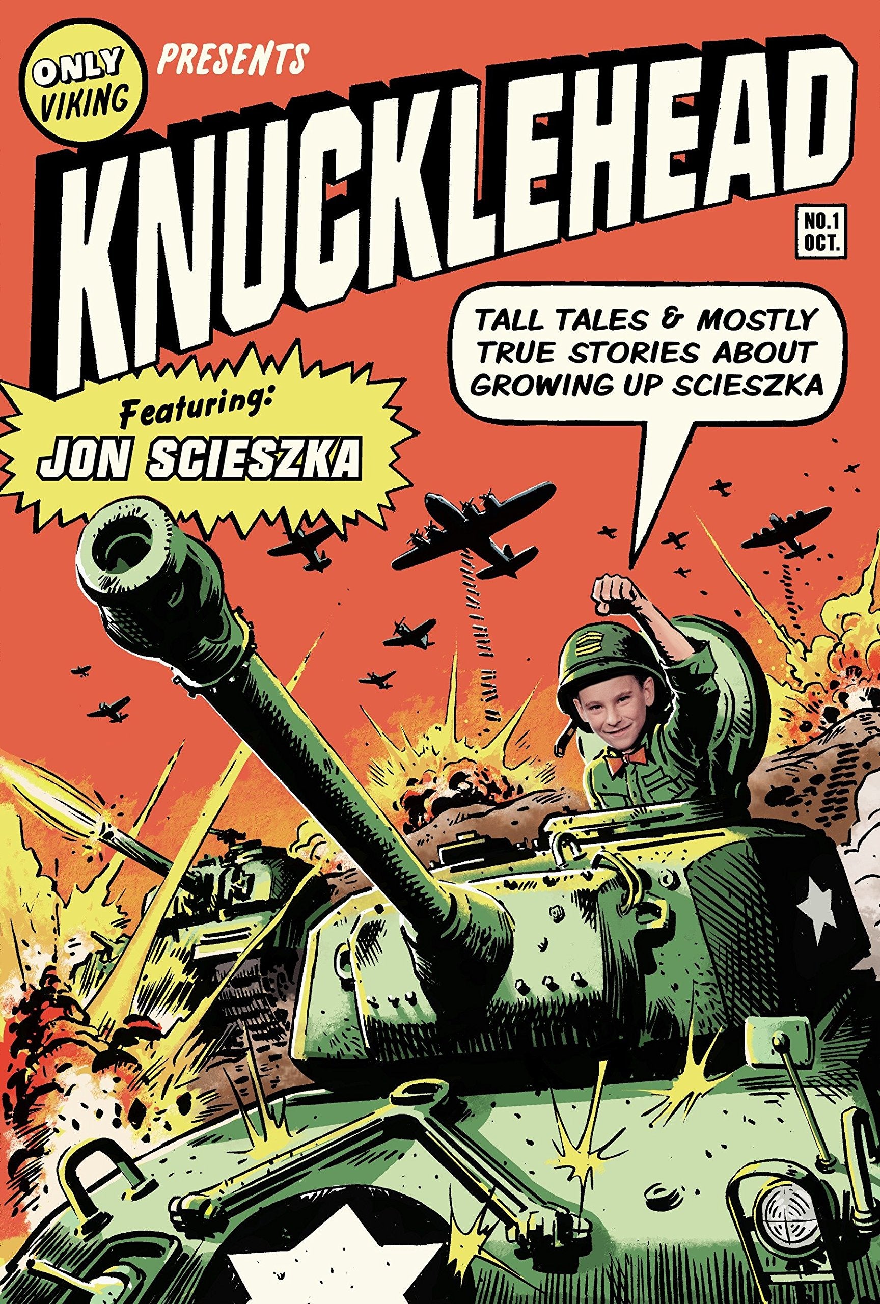 Knucklehead: Tall Tales and Mostly True Stories of Growing Up Scieszka book cover