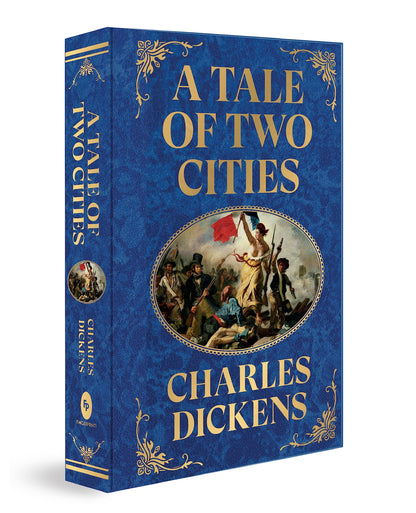 A Tale of Two Cities by Charles Dickens (Deluxe Hardbound Edition) – Classic Historical Literature| French Revolution| Explores Themes of Redemption and Oppression