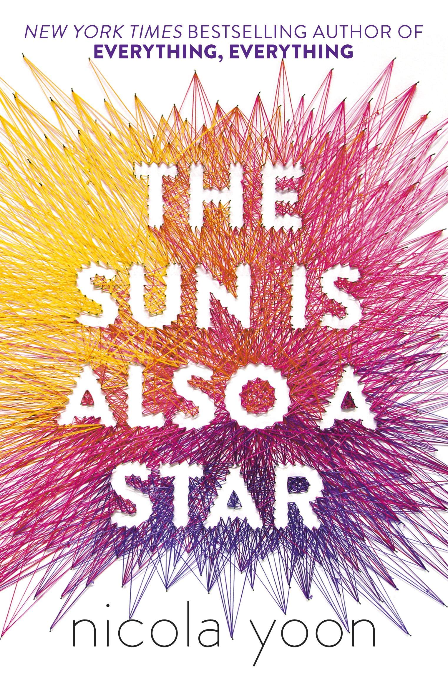 The Sun is also a Star by Nicola Yoon book cover