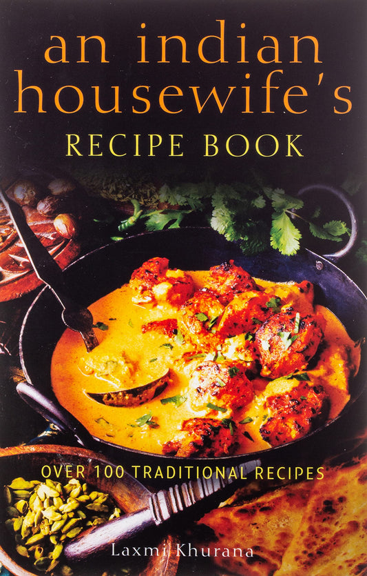 A INDIAN HOUSEWIFE'S RECIPE BOOK by Laxmi Khurana (Author) book cover