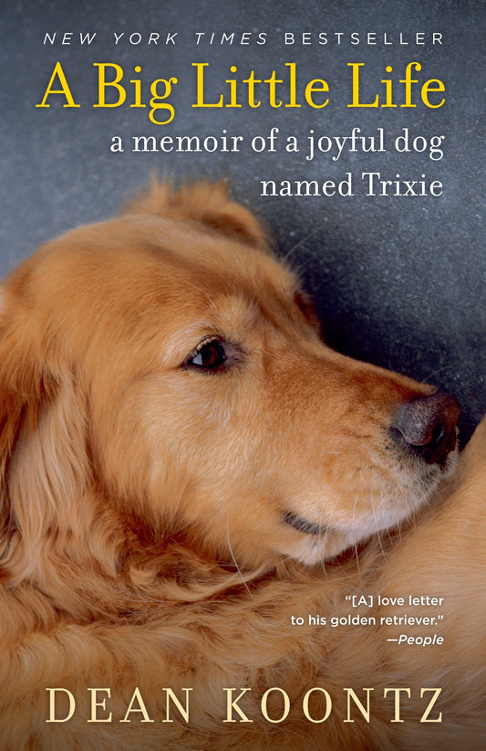 A Big Little Life: A Memoir of a Joyful Dog Named Trixie by Dean Koontz book cover