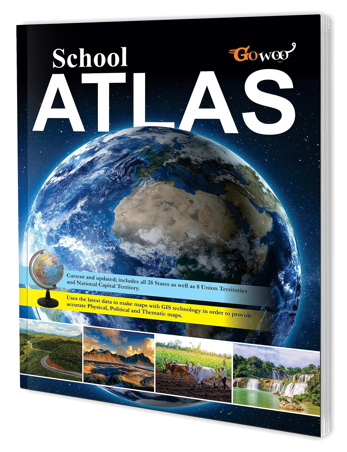 SCHOOL ATLAS (ENGLISH) - MAPLITHO | Student's Guide to Geography: Latest Edition Atlas with Detailed Maps