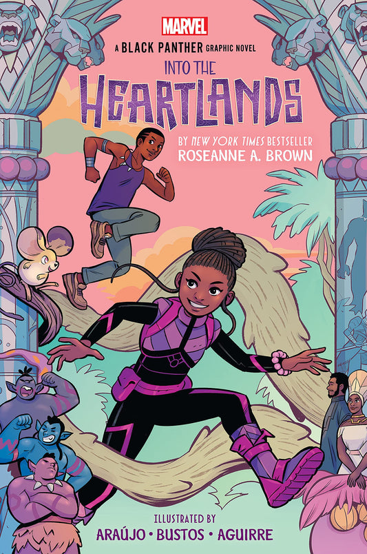 INTO THE HEARTLANDS: A BLACK PANTHER GRAPHIC NOVEL book cover