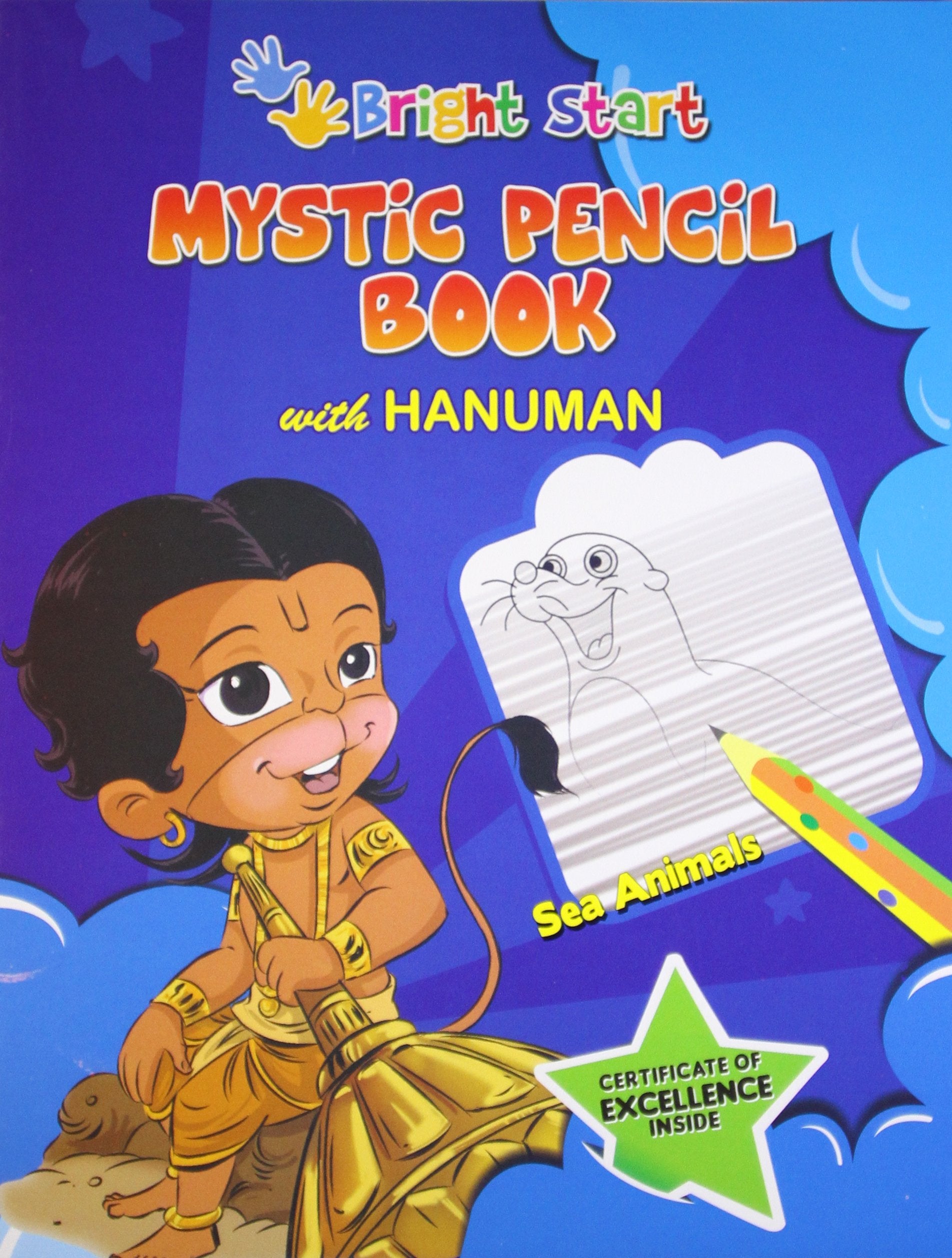 Mystic Pencil Book with Hanuman: Sea Animals book cover