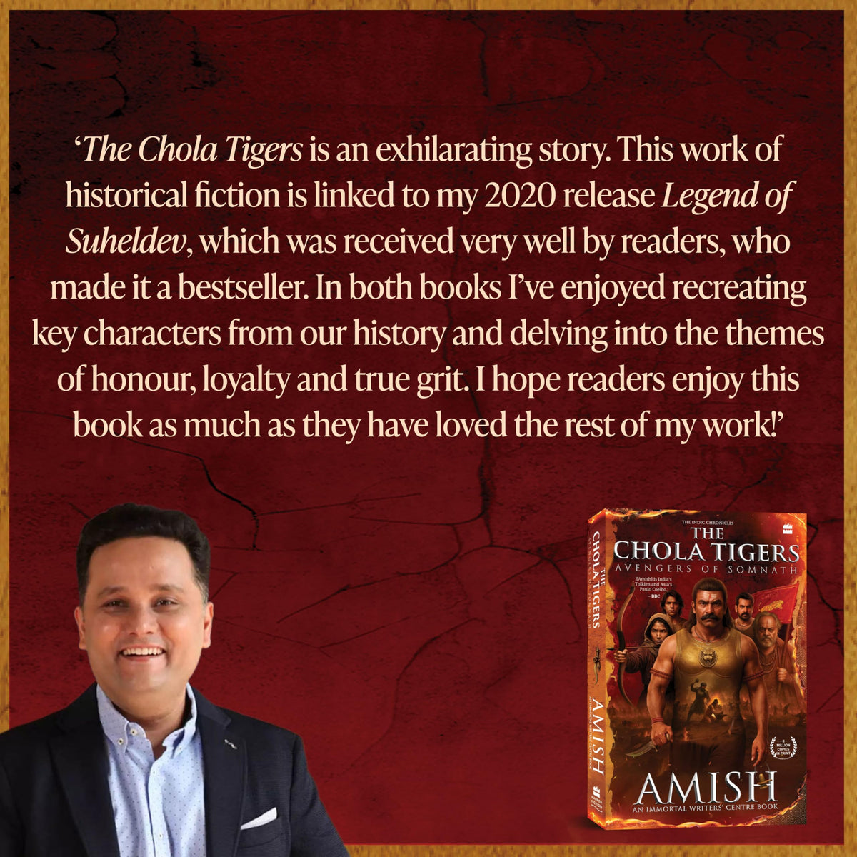 The Chola Tigers: Avengers of Somnath - A Historical Fiction by Amish | Bestselling Author of The Immortals of Meluha | Indian History Adventure