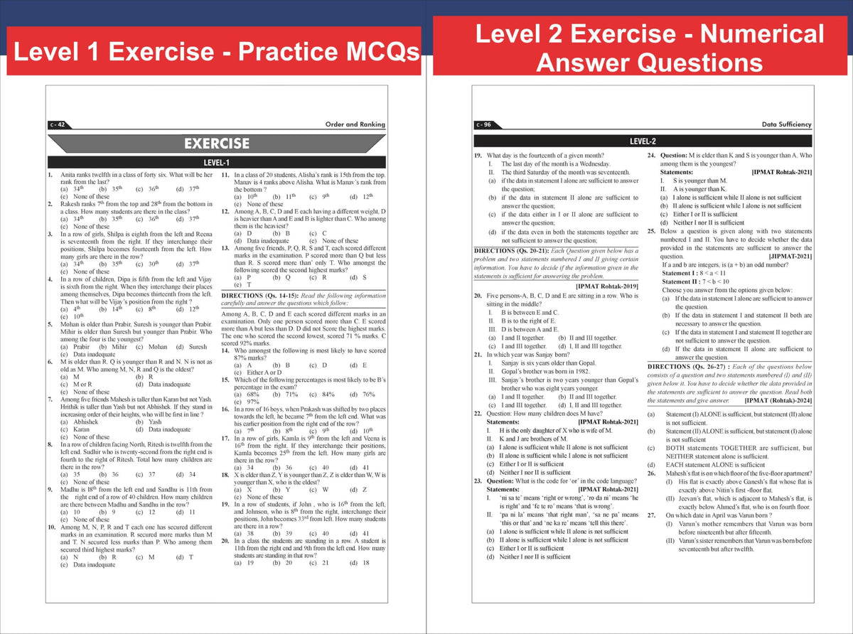 Disha Comprehensive Guide for IPMAT 2027 Entrance Exams (IIM Indore, Rohtak, Jammu & Kozikode) with Previous Year Questions (PYQs) 6th Edition | Study Notes | IPMAT 2027 Book