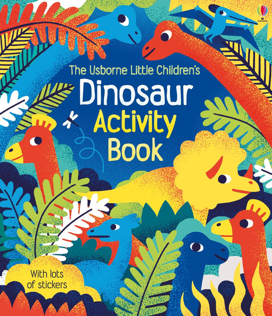 LITTLE CHILDRENS DINOSAUR ACTIVITY BOOK book cover