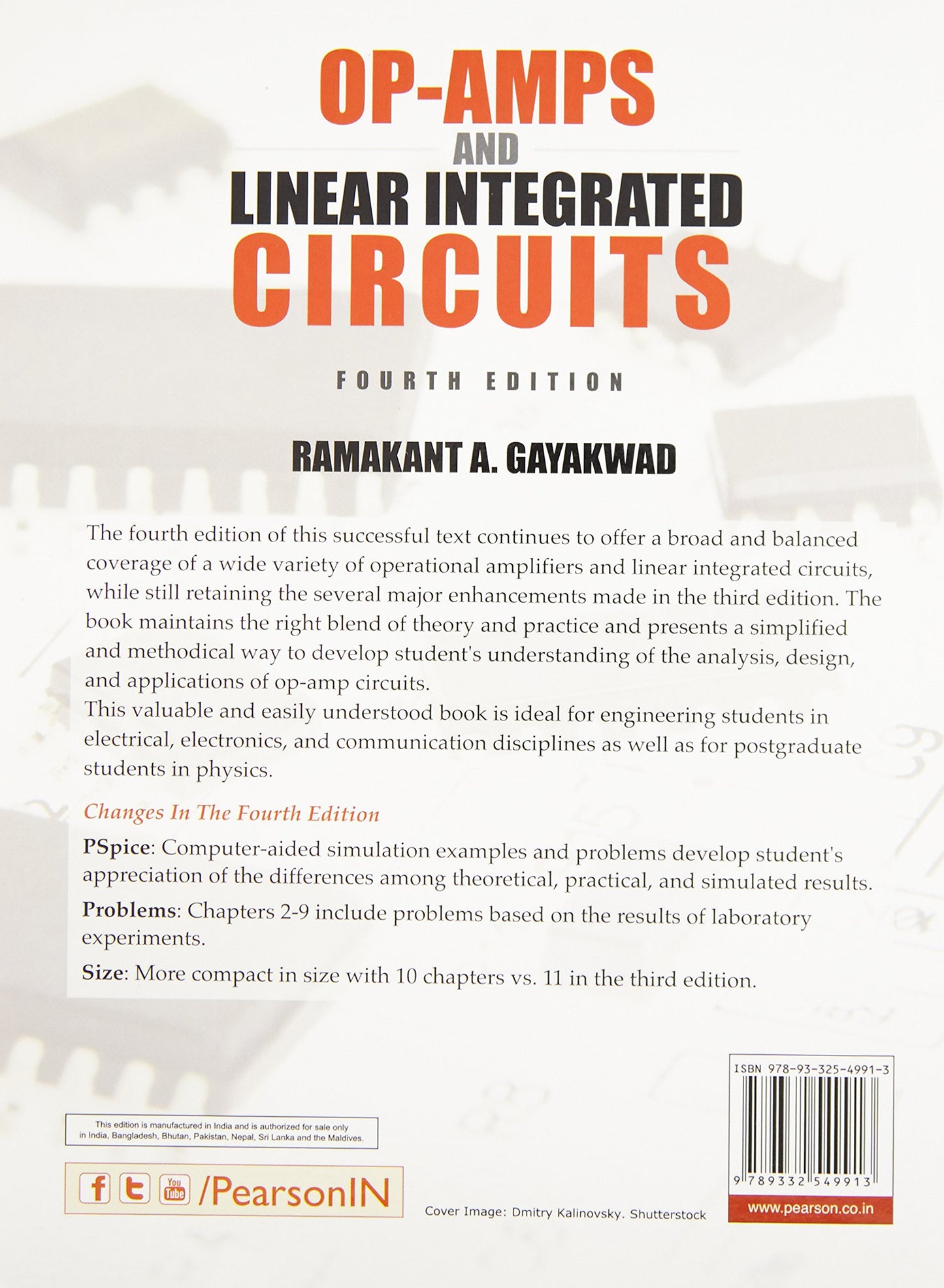 Op-Amps and Linear Integrated Circuits | Fourth Edition | By Pearson