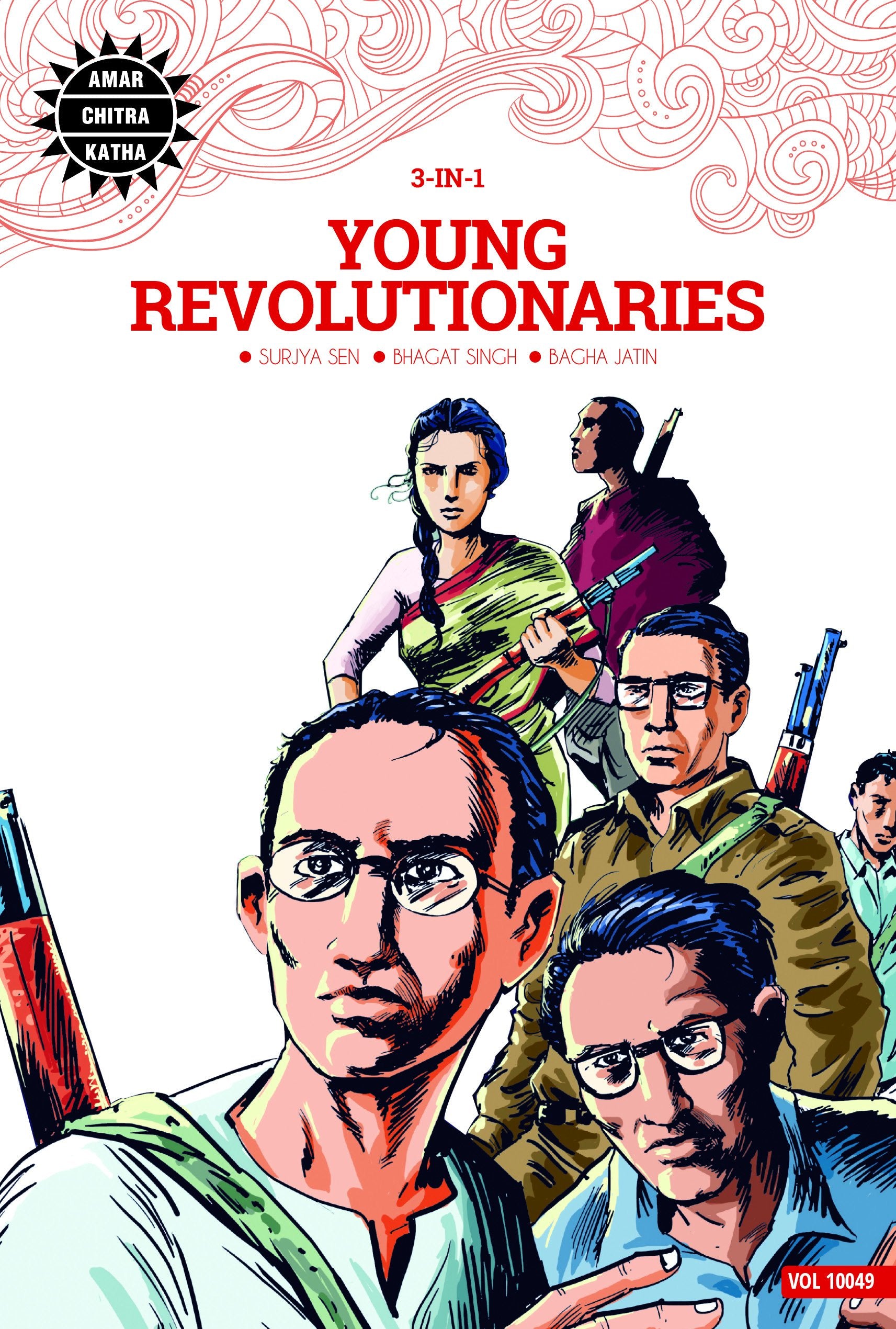 Young Revolutionaries: 3 in 1 (Amar Chitra Katha) by Anant Pai book cover