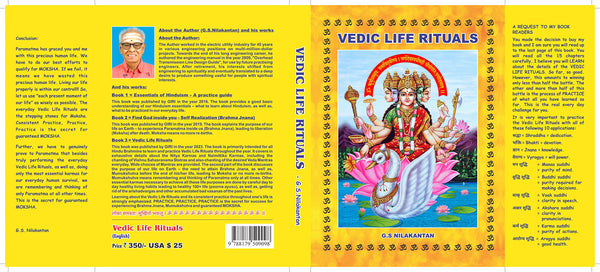 Vedic Life Rituals - English & Sanskrit | A Comprehensive Guide to the Hindu Religion for Refresh Your Mind, Body, Spirit and Prosperity - Hard Cover/Hindu Gods/Hindu Rituals