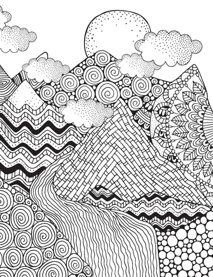 Fantasy Adult Colouring Book for Relaxation & Mindfulness | Imaginative Illustrations to Colour Your Way to Calm and Creativity
