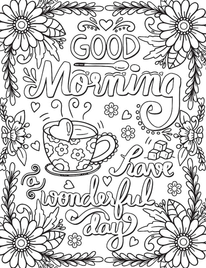Motivation – Colouring Book for Adults | Inspirational Quotes to Color for Stress Relief, Mindfulness & Relaxation | Positive Affirmation Activity Book for Teens & Adults