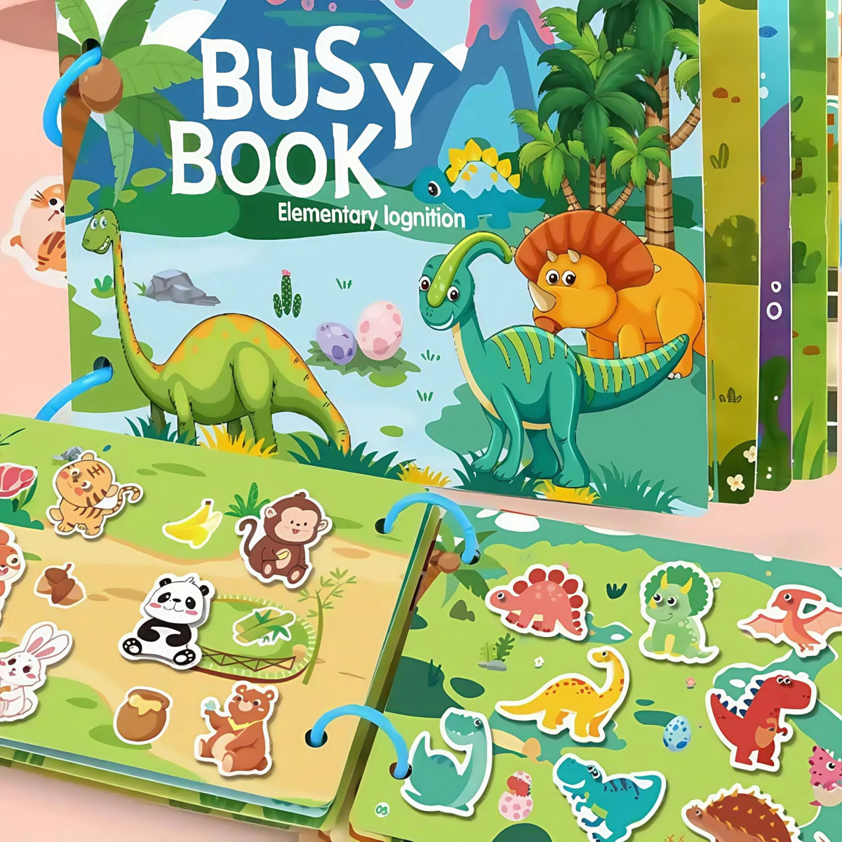 SHNMN Busy Book | Preschool Busy for Toddlers Kids/Children Activities | Quiet Book Alphabets, Animal, Shapes Learning | Kids Age 3-5 Years: 1 (Alphabet,Animal,Learning,Elementary Book)