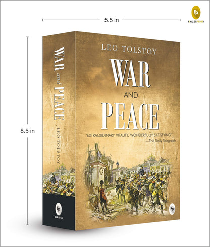 War And Peace By Leo Tolstoy | Premium Classic Edition | Historical Fiction Novel | Russian Literature | Napoleonic Wars | Love & War | Philosophical Themes | Literary Masterpiece | Premium Paperback