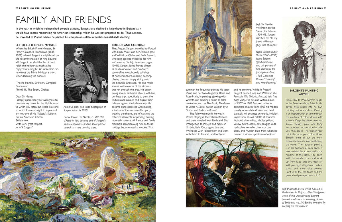 John Singer Sargent: His Life and Works in 500 Images: An illustrated exploration of the artist, his life and context, with a gallery of 300 paintings and drawings