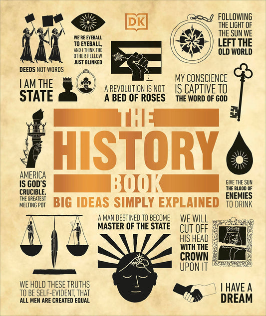 The History Book: Big Ideas Simply Explained by DK book cover