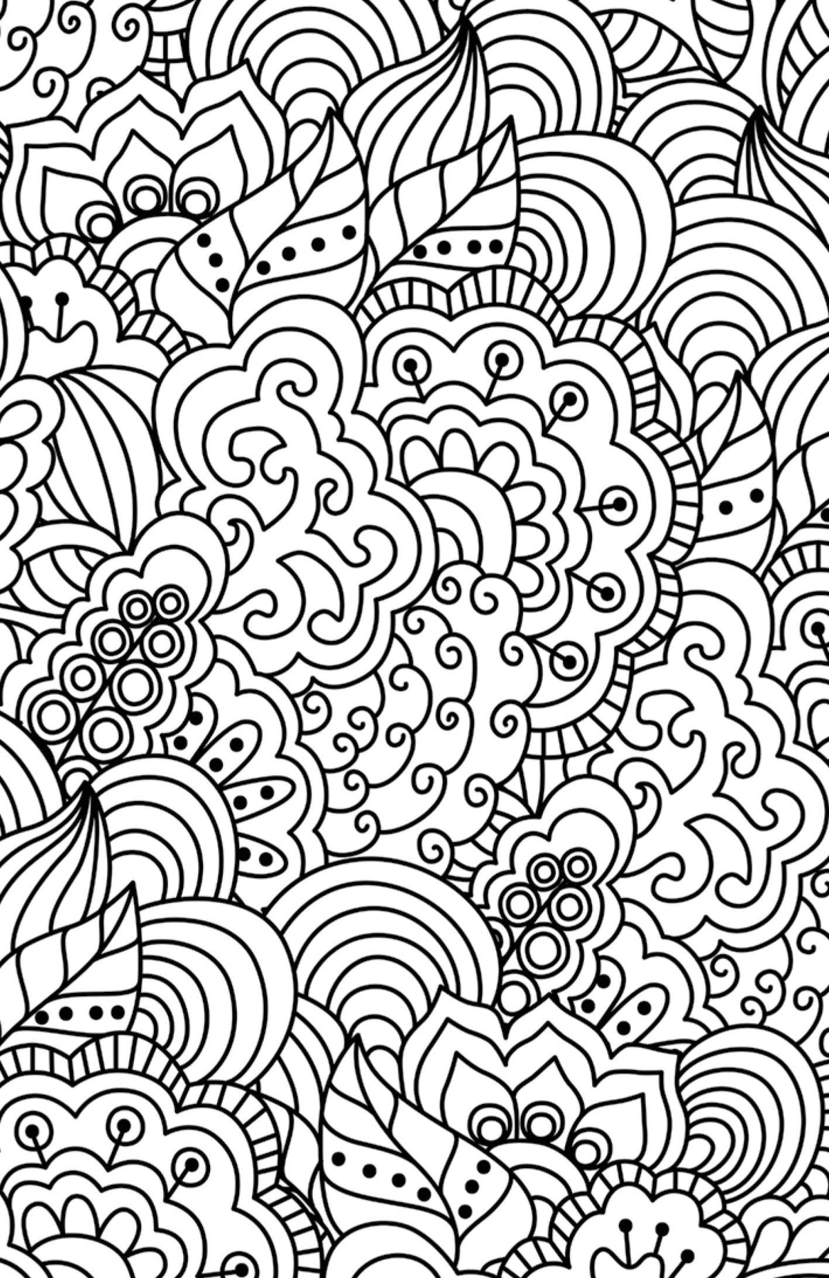 Set of 4 Mini Adult Colouring Pads including Patterns, Mandala, Doodles & Animals (mandala coloring book)