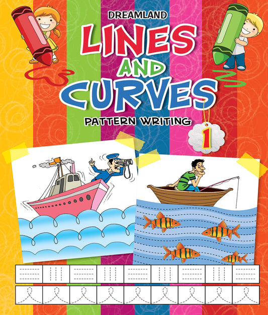 Lines And Curves ( Pattern Writing ) -1 by Dreamland Publications (Author) book cover
