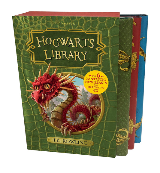 The Hogwarts Library Box Set by J.K. Rowling book cover