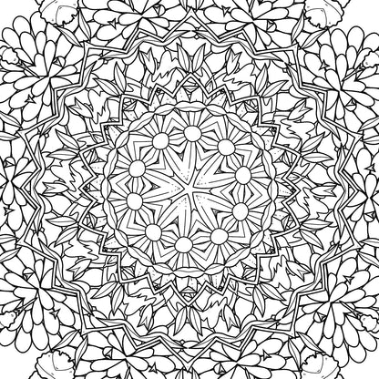 Refreshing Mandala Colouring Book for Adults Book 5| Intricate Mandala Designs for Mindfulness, Relaxation & Creativity | High Quality Paper for Pens, Pencils & Markers