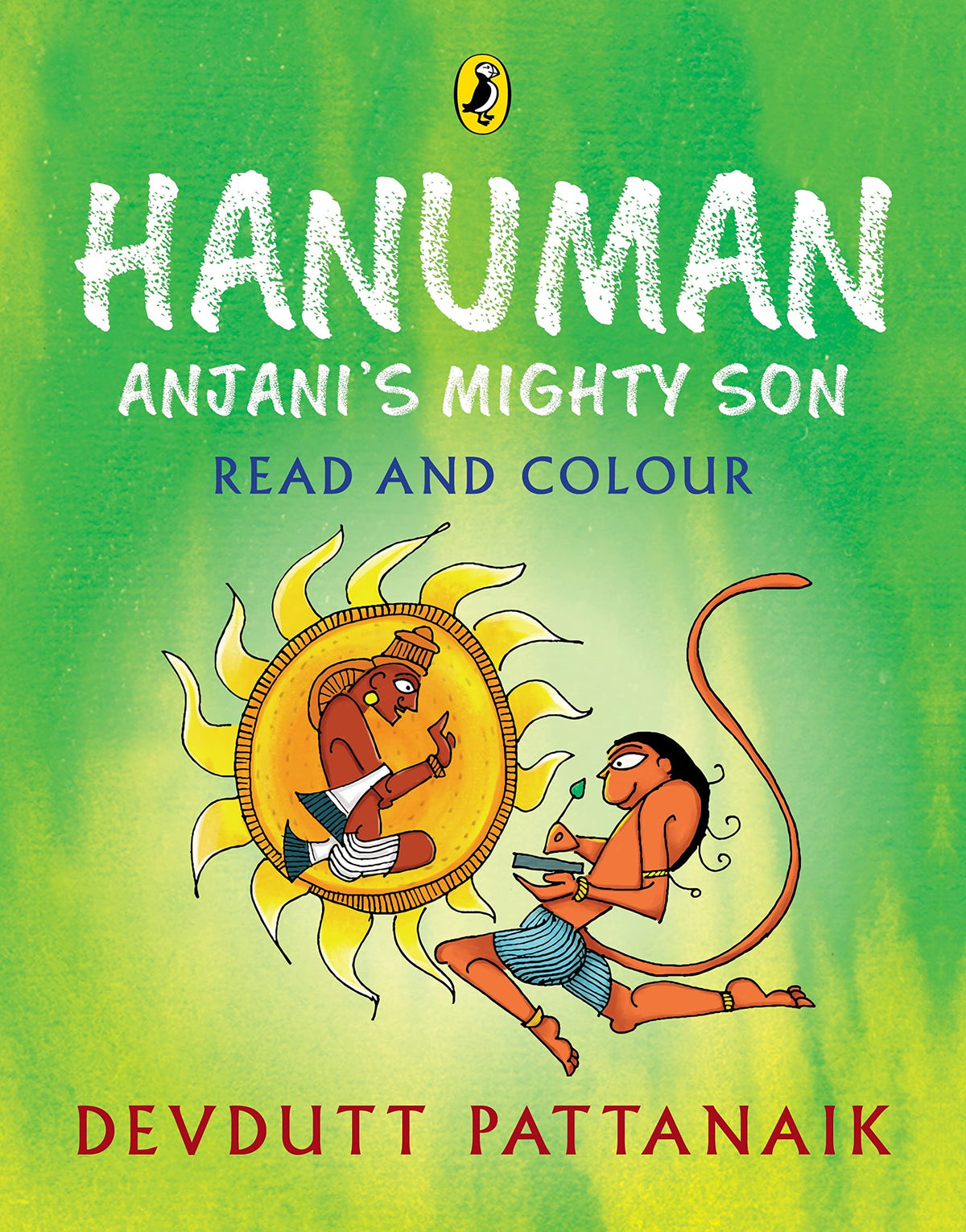 Hanuman: Read and Colour book cover