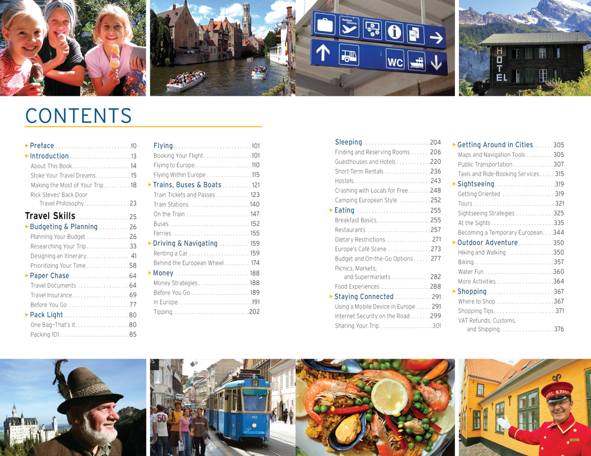 Rick Steves Europe Through the Back Door (Fortieth Edition): The Travel Skills Handbook (Rick Steves Travel Guide)