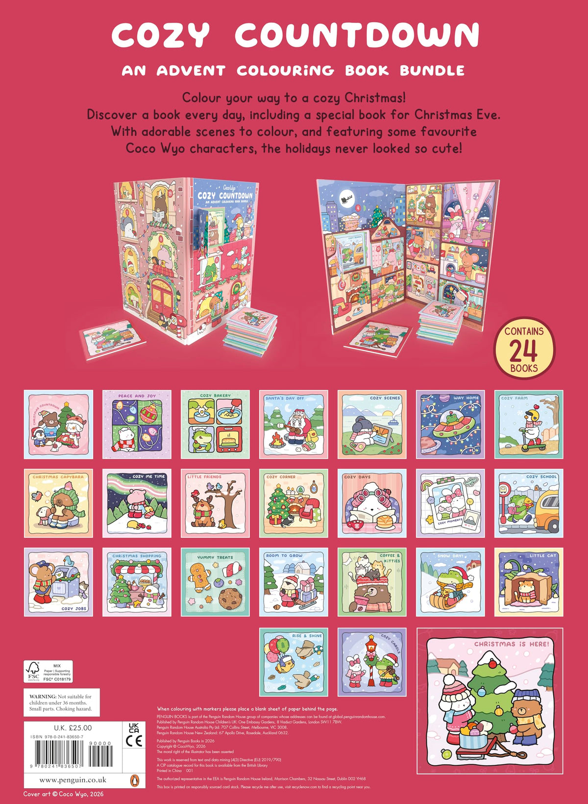 Coco Wyo: Cozy Countdown - An Advent Colouring Book Bundle