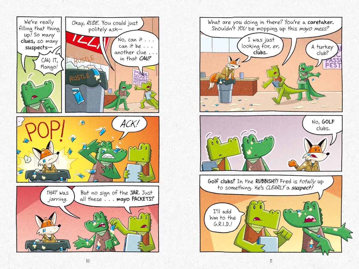 InvestiGators: Case Files: The Laugh-Out-Loud Solve-Along Comic Book Adventure!