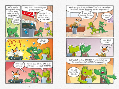 InvestiGators: Case Files: The Laugh-Out-Loud Solve-Along Comic Book Adventure!
