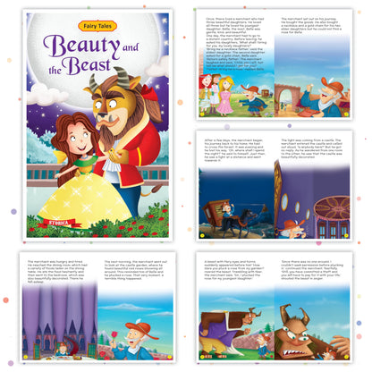 Set of 10 Fairy Tales Story Books for Kids|English Short Stories for 3+ | Cindrella,Rapunzel, Nightangle,Ugly Duckling & Others