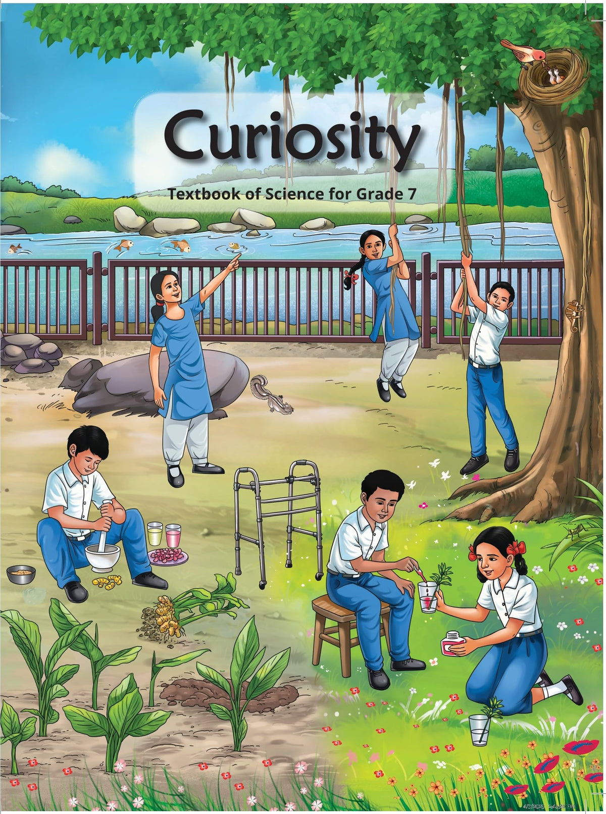 NCERT Class 7 Textbook Of Hindi,English,Mathematics,Science & Social Science (Malhar, English, Ganita Prakash, Curiosity & Exploring Society India and Beyond) (Set Of 5 Books) Latest Edition 2025-2026