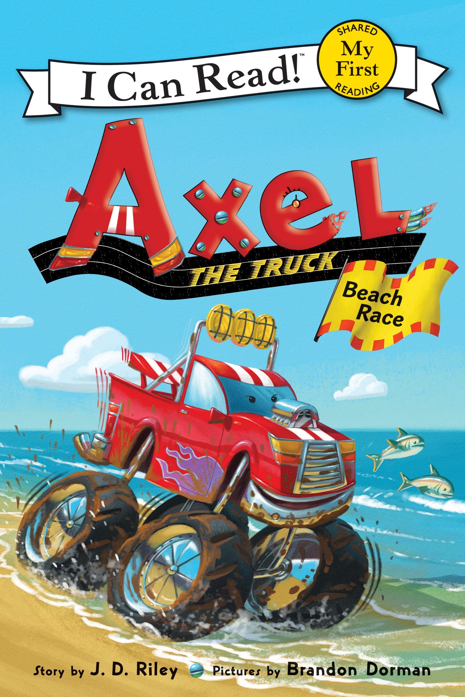 AXEL THE TRUCK: BEACH RACEMy First Reading book cover