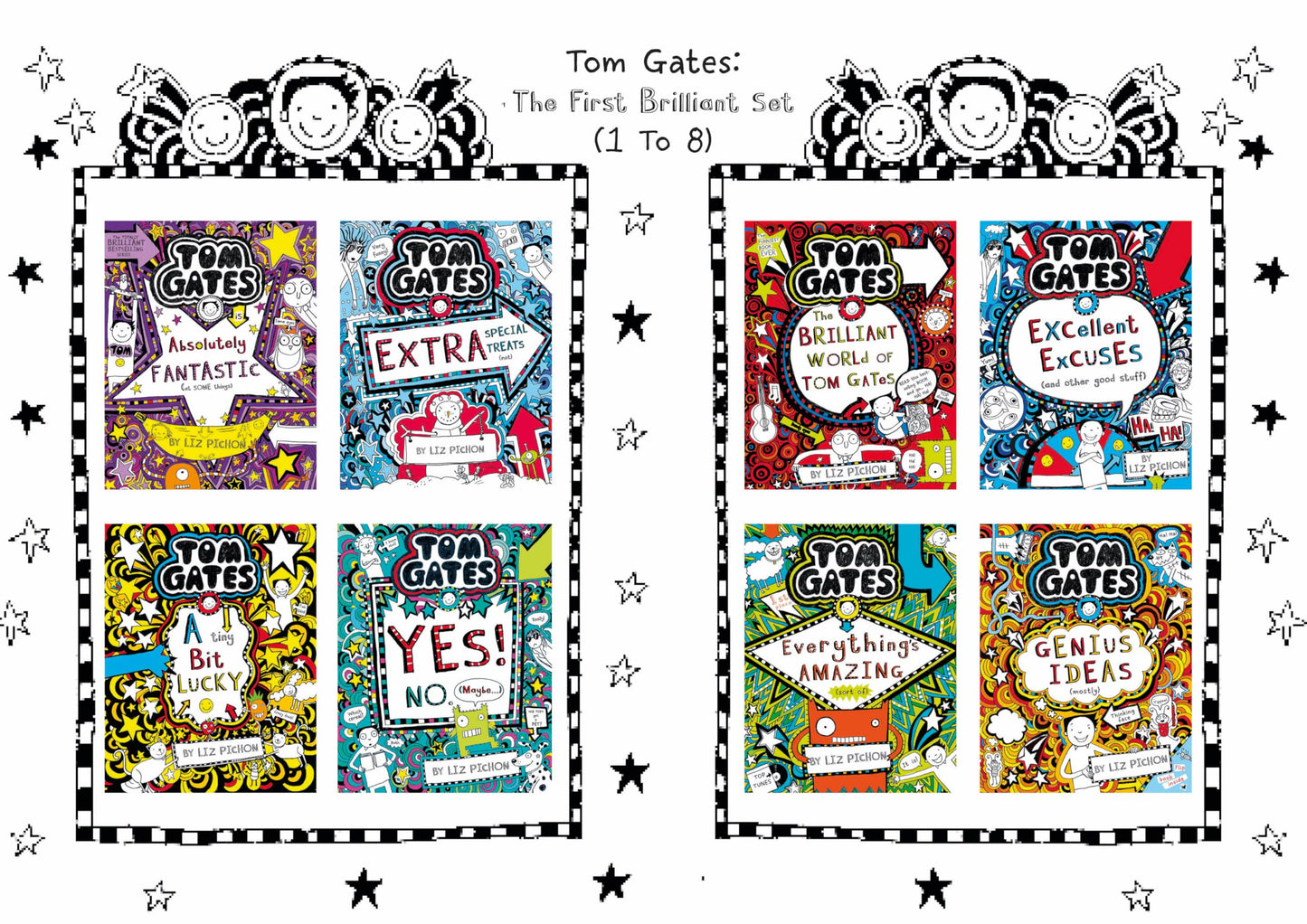 Tom Gates: The First Brilliant Box-set (Books 1 To 8)