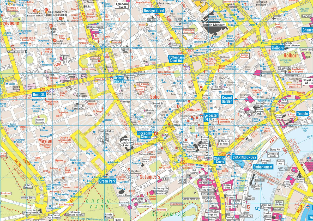 London A-Z Visitors Map